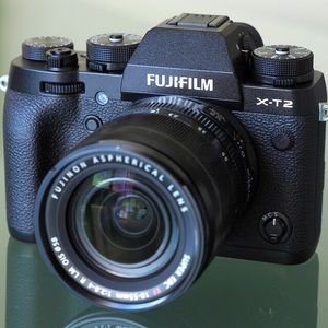 Fujifilm X-T2 camera with 18-55mm lens
